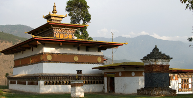 Chimi Lhakhang aka the fertility temple in Punakha, Kingdom of Bhutan